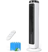 PNTCK 3 IN 1 Evaporative Air Cooler with 3 Speeds, Oscillation Tower Fan with LED Display