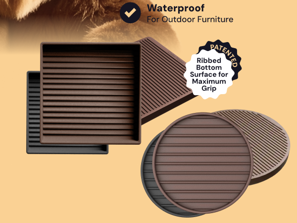 furniture pad caster cup non-slip protection hardwood floor rubber feet sofa couch chair table bed