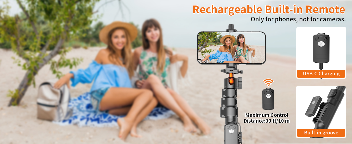 Rechargeable Built-in Remote