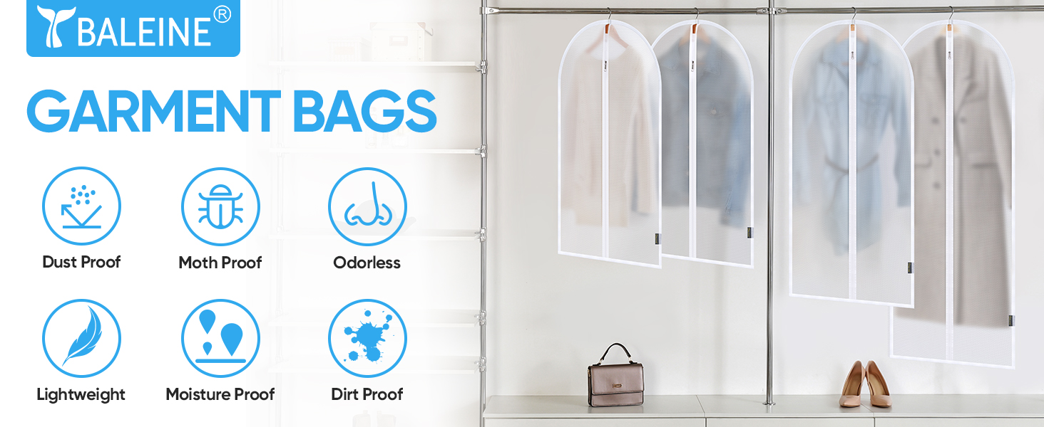clear garment bag