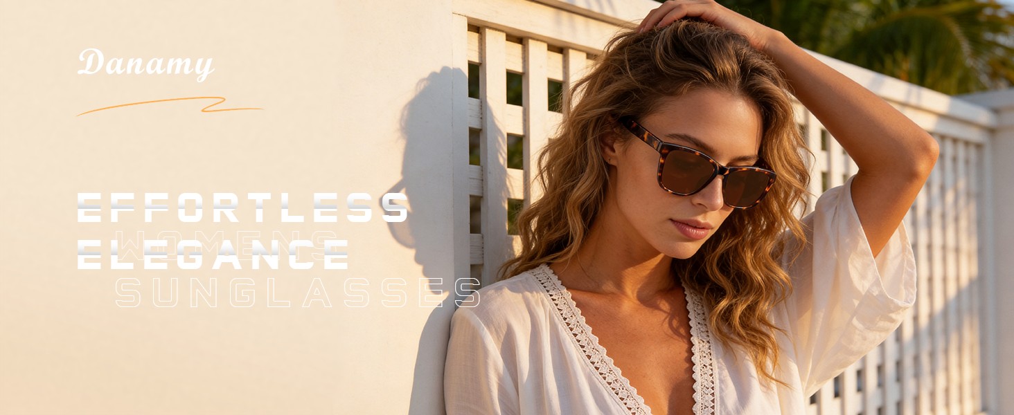 Sunglasses Womens Polarized Sunglasses for Women Trendy Designer Mirrored UV400 Protection