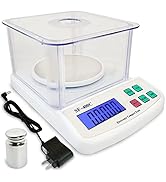 MOCCO Digital Lab Scale 600g by 0.01g Precision Electronic Scale Analytical Balance Compact Accur...