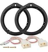 NuIth Car 6.5 Inch Speaker Adapter Bracket W/Wiring Harness Kit Select for 2006-2013 Honda Civic/...