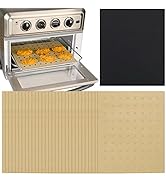 WMKGG 100 PCS Unbleached Air Fryer Parchment Paper, 11 x 9 inch Perforated Rectangular Air Fryer ...