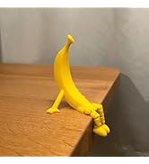 3D Printed Articulated Banana Decor - 85mm Tall, Home & Office Desk Accent, Funny Fruit Figurine,...