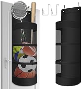 Boczif Hanging Organizer, Over The Door Hanging Sports Equipment and Ball Storage, Garage Sports ...