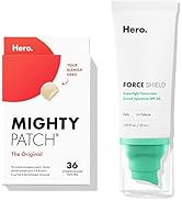 Hero Cosmetics Original Pimple Patch and Force Shield SPF 30 Sunscreen (36 Patches & 50 ml) Patch...