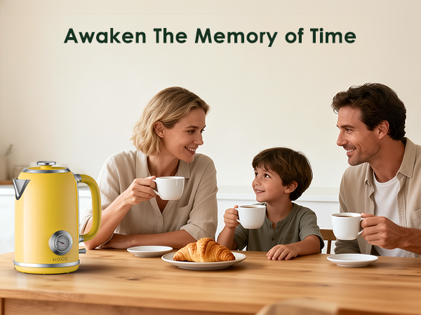 Retro-Style Hot Water Kettle