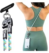 ClutchLoop ChargeLoop 2-in-1 USB-C Charger & Phone Lanyard – 240W Fast Charging Cable for iPhone,...