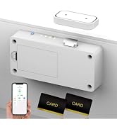 Anweller Smart Cabinet Lock, Hidden No Drill Adhesive Baby Proofing Child Proof Drawer Locks, Key...