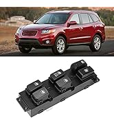 Window Control Switch, Left Front Power Window Switch Fit for Santa Fe CM 2007-2011 93570-2B000