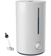 C9 Ultrasonic Mist Humidifier for Bedroom Home, 4L Top Fill Easy Cleaning | Top Fill, Stepless Kn...