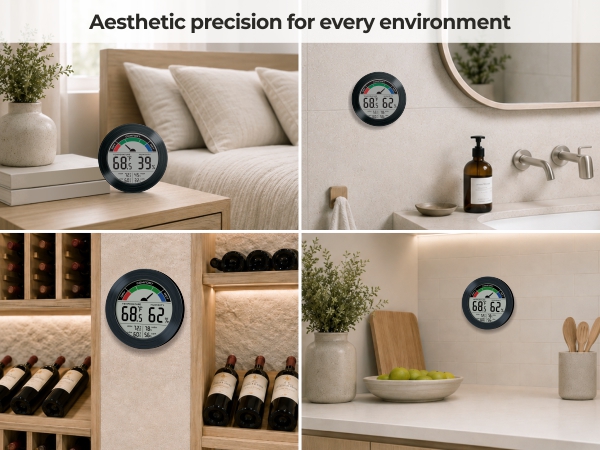 Aesthetic precision of for every environment bedroom, toilet, wine cellar, kitchen etc.