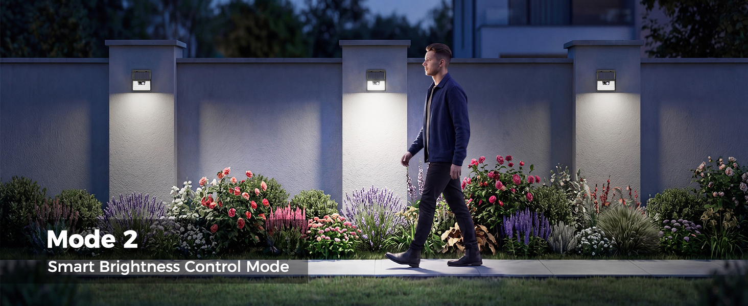solar motion lights outdoor waterproof