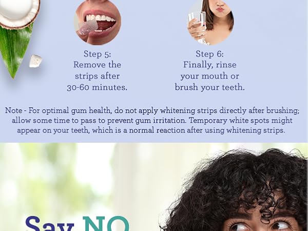 Whitening Strips How to Use Contd