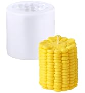 Liobelon Corn Shape Silicone Mold, 3D Corn Molds, Artificial Food Candy Mold French Dessert Mouss...