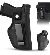 Universal Gun Holster for Men & Women, Concealed Carry Belt Holster for Pistols Right/Left Hand D...