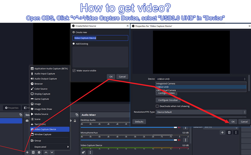 4K HDMI to USB 3.0 Video Capture Card 1080P 60FPS