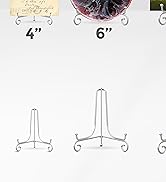plate stand silver