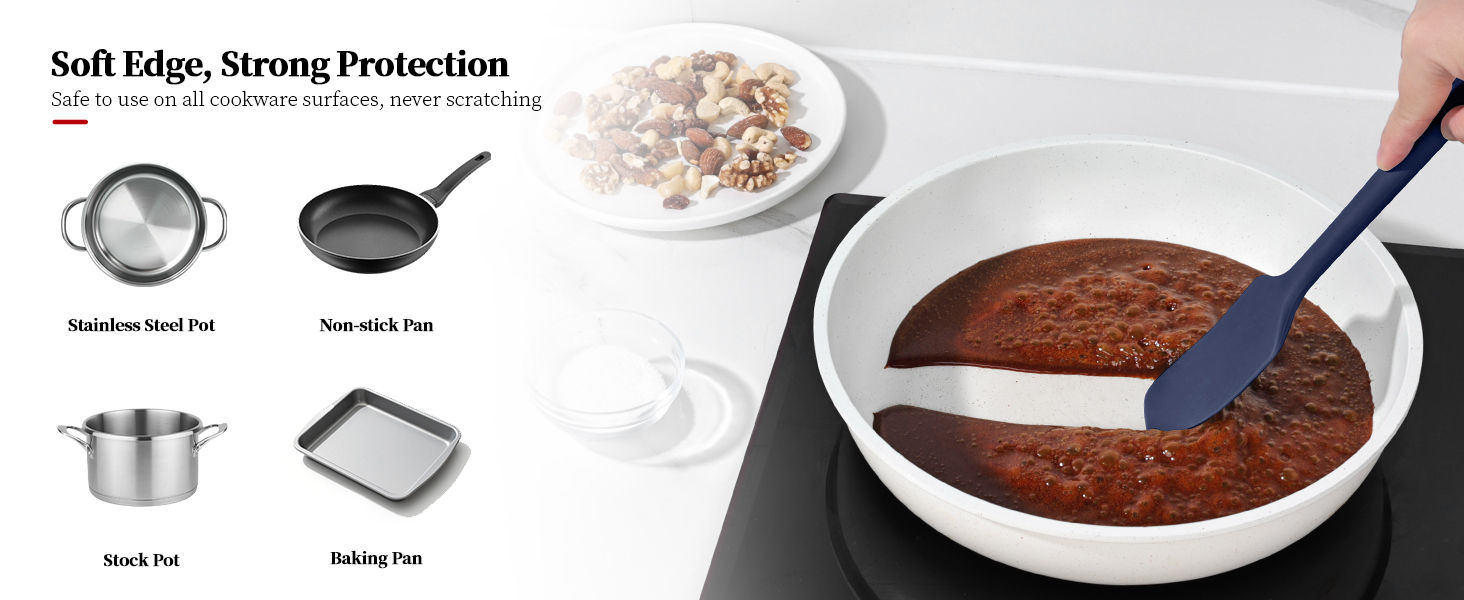 High Heat Resistant Food Safe Silicone Spatula