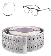 Hasefam 1000Pcs Optical Lens Blocking Pads Eyeglasses Edging Anti Slip Glasses Double-Sided Adhes...