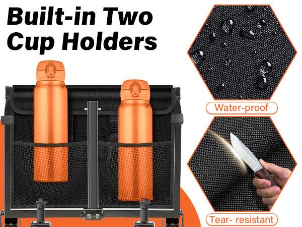 Built-in Cup Holders