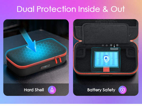 Nintendo switch 2 charging travel case carrying battery charger wireless cordless bag