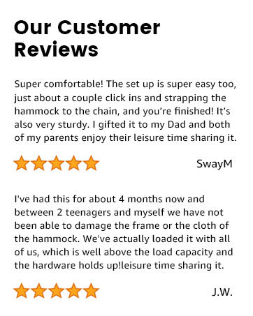 anow outdoor hammock with stand