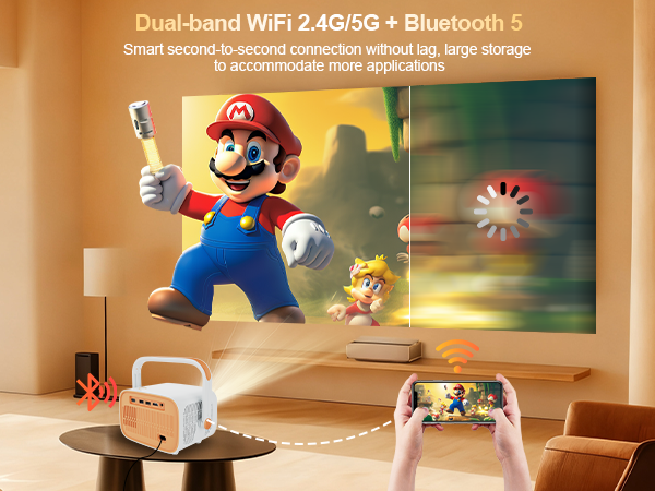 projector with wifi and bluetooth