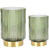 Tiita 2 Pack Makeup Brush Holder Toothbrush Holders - Crystal Clear Desktop Stationery Storage fo...