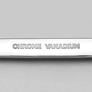 Ratcheting Combination Wrench - Metric Industrial Grade Cr-V Steel Gear Spanner in Polished Chrome