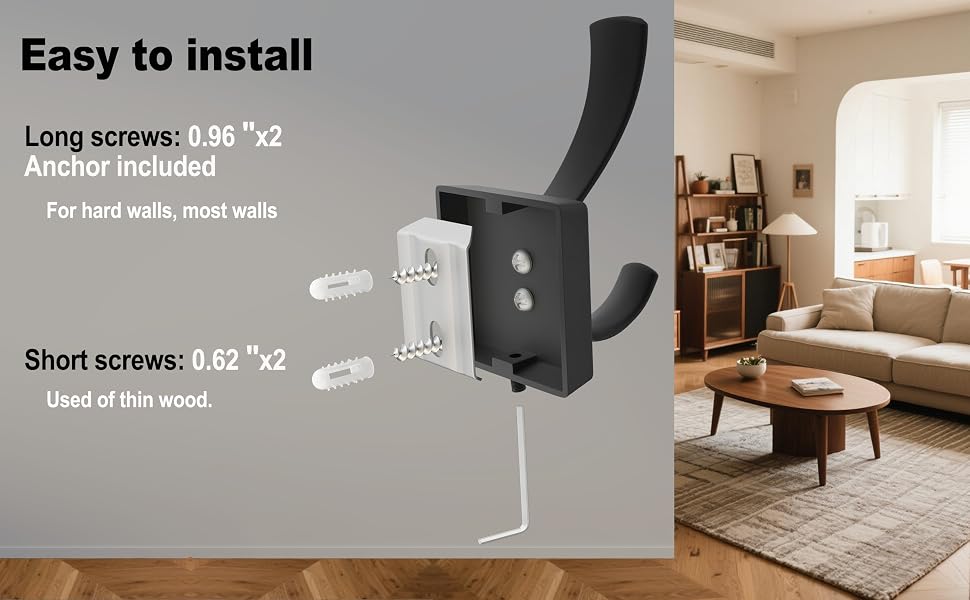 black coat hooks for mudroom