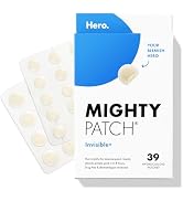 Mighty Patch Invisible+ Patch - Daytime Hydrocolloid Acne Pimple Patches for Covering Zits and B...