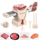 Jonscook Fresh Meat Slicer, Manual Fresh Meat Cutter Food Slicer, Fresh Meat Slicing Shredding, M...