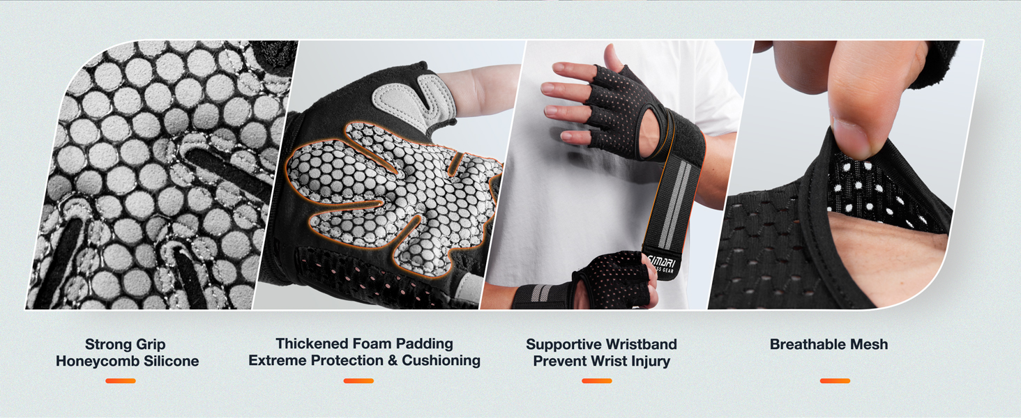 workout gloves 902 black