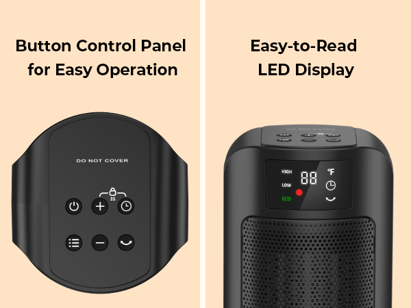 digital space heater