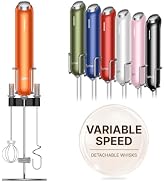 InstaWhisk Upgraded Milk Frother with Variable Speed - Rechargeable Handheld Coffee Frother Wand ...