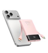 VEGER 10000mAh 22.5W Fast Charging Portable Charger with Built-in Cables | 0.4lb Slim USB C Bank