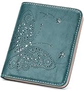 KITEVIUN Small RFID Wallet Women Ultra Thin Slim Womens Wallet Mini Compact Bifold Pocket Ladies ...