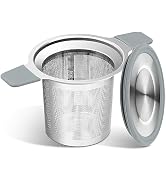 Ohtomber Tea Infuser Strainers for Loose Tea, Stainless Steel Loose Leaf Tea Strainer Stepper wit...