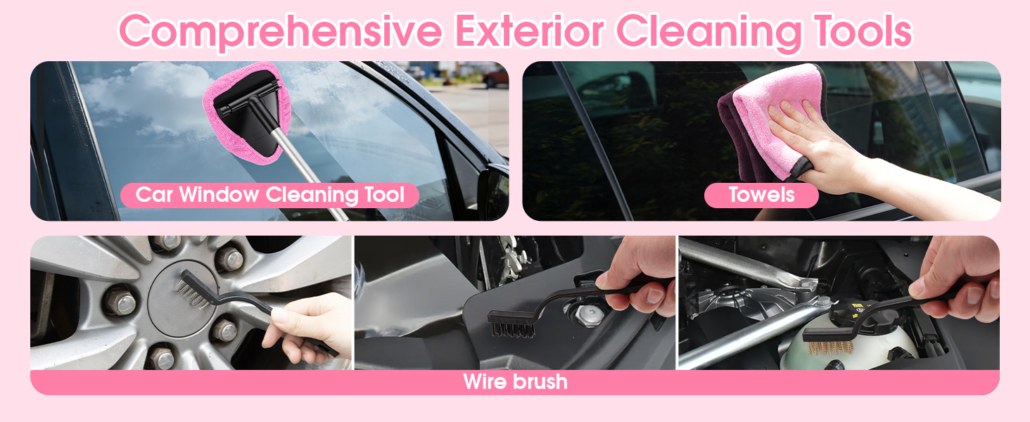 comprehensive exterior cleaning tools