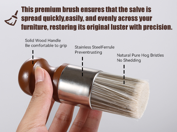 Solid Wood HandleBe comfortable to grip