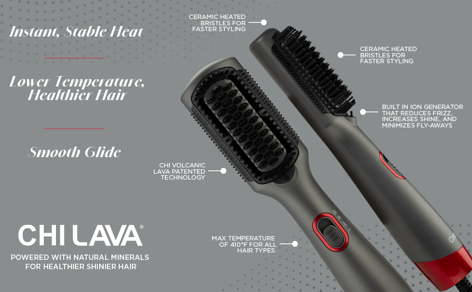 CHI 3-in-1 TriEdge Heated Brush