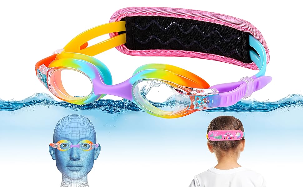 Swimming Goggles for Kids, Toddler Swimming Goggles