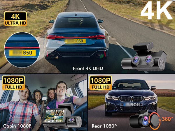 wireless dash cam front and rear