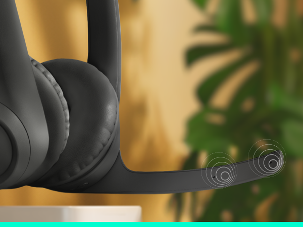 Logitech Zone 300 Wireless Bluetooth Headset With Noise-Canceling Microphone