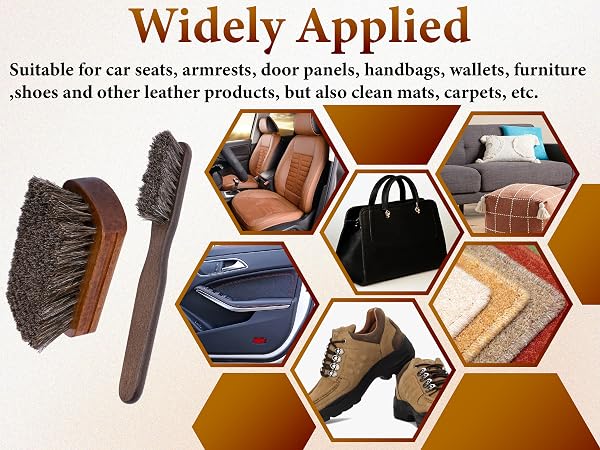 Leather Brush Car Detailing