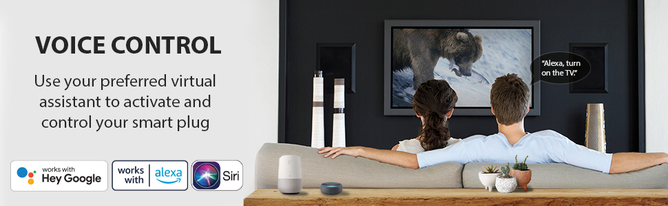Voice Control, Smart Plugs, Smart Wi-Fi Plugs, Alexa, Siri, Google Assistant, Energizer, Plugs,