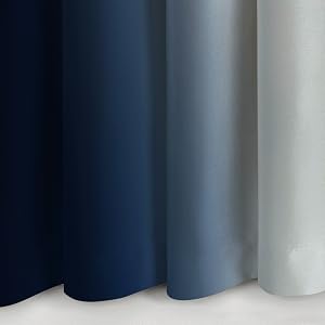 navy blackout curtains