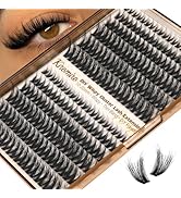 Kiromiro Lash Clusters Wispy Clusters Eyelash Extensions 10-20mm Fluffy Individual Lashes Extensi...